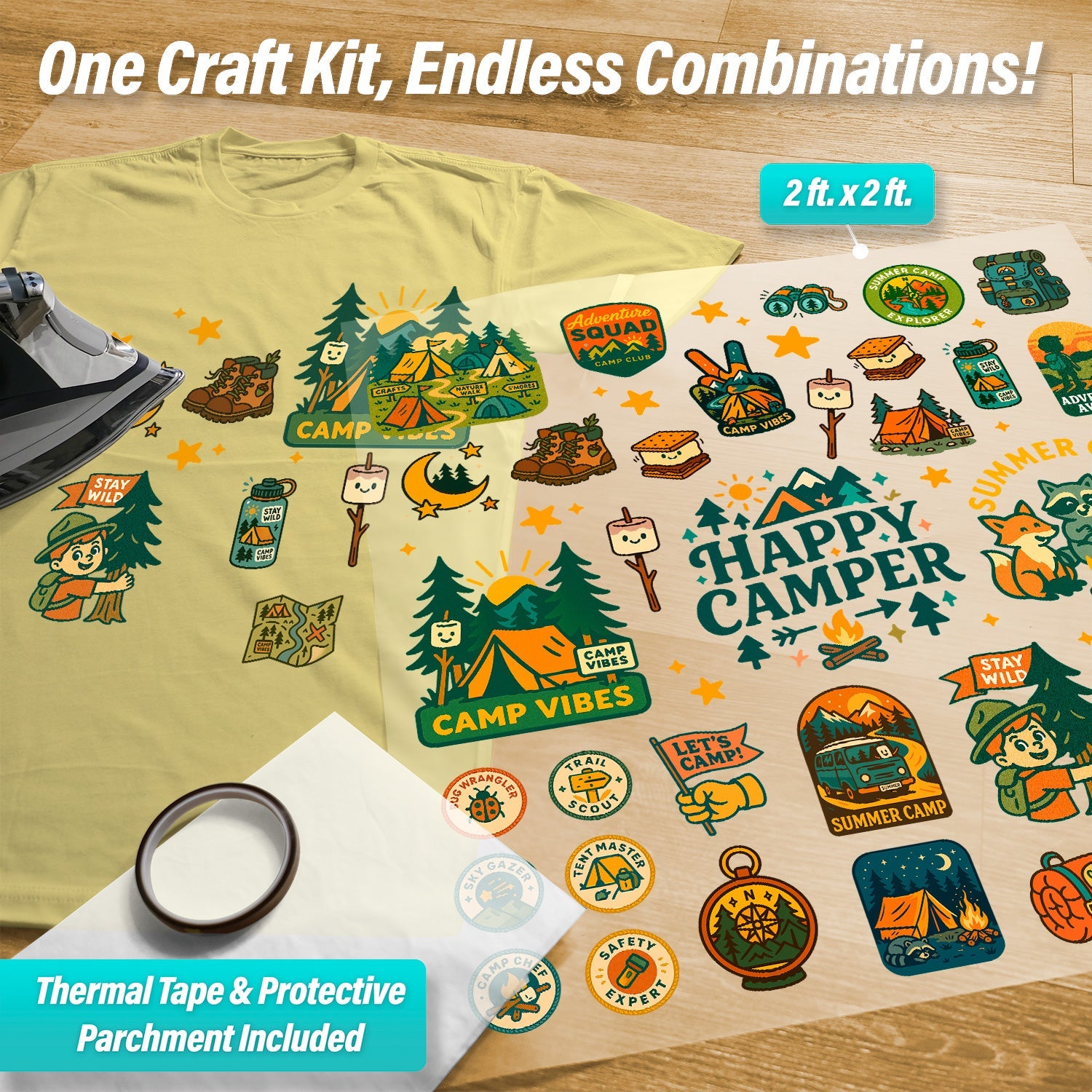 Camping & Outdoors Pressables Pack