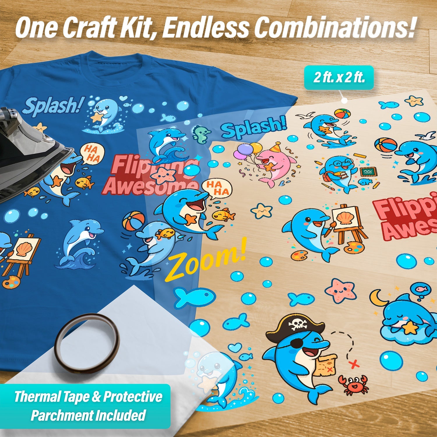 Dolphins Pressables Pack