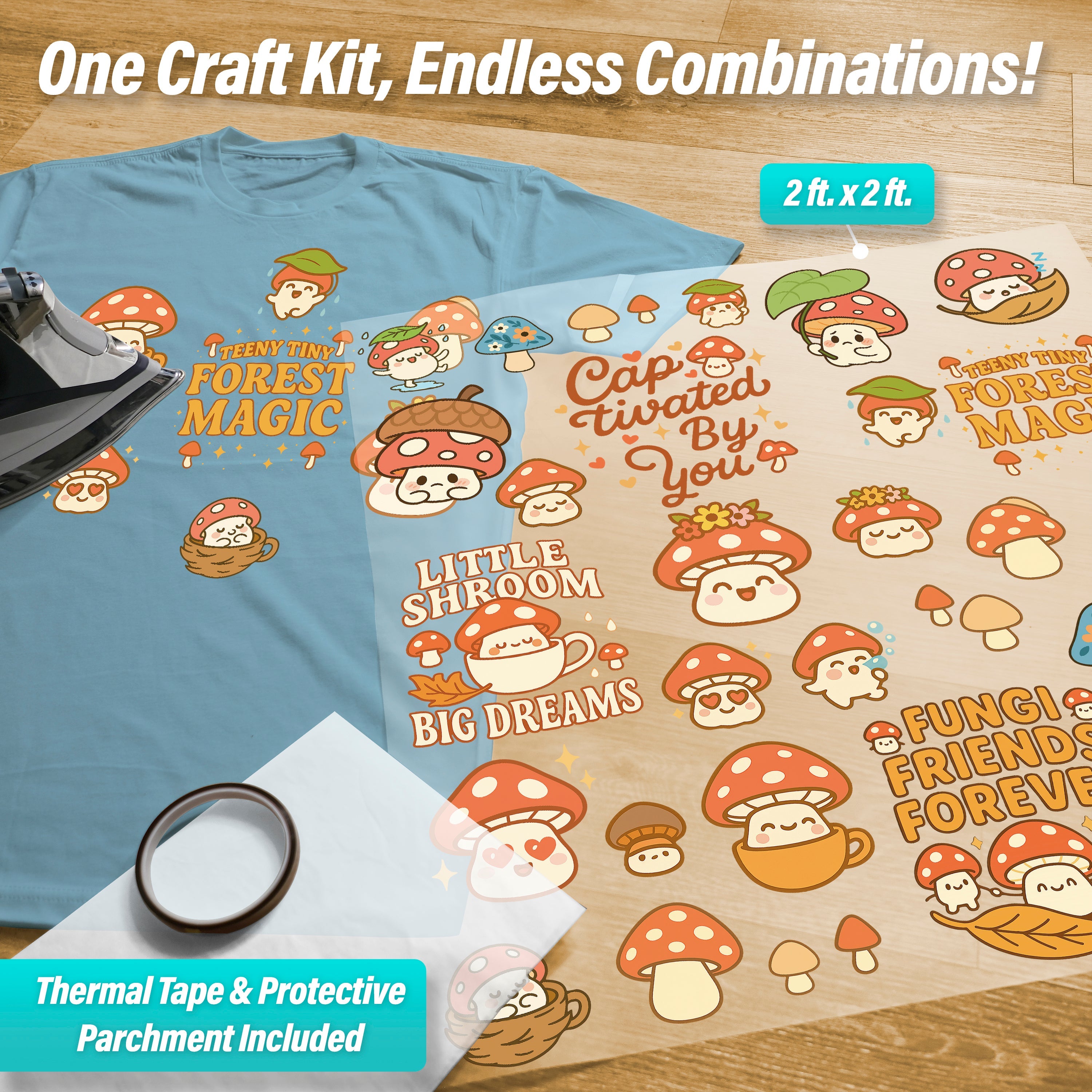 Mushrooms Pressables Pack