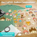 Mushrooms with Faces Pressables Pack