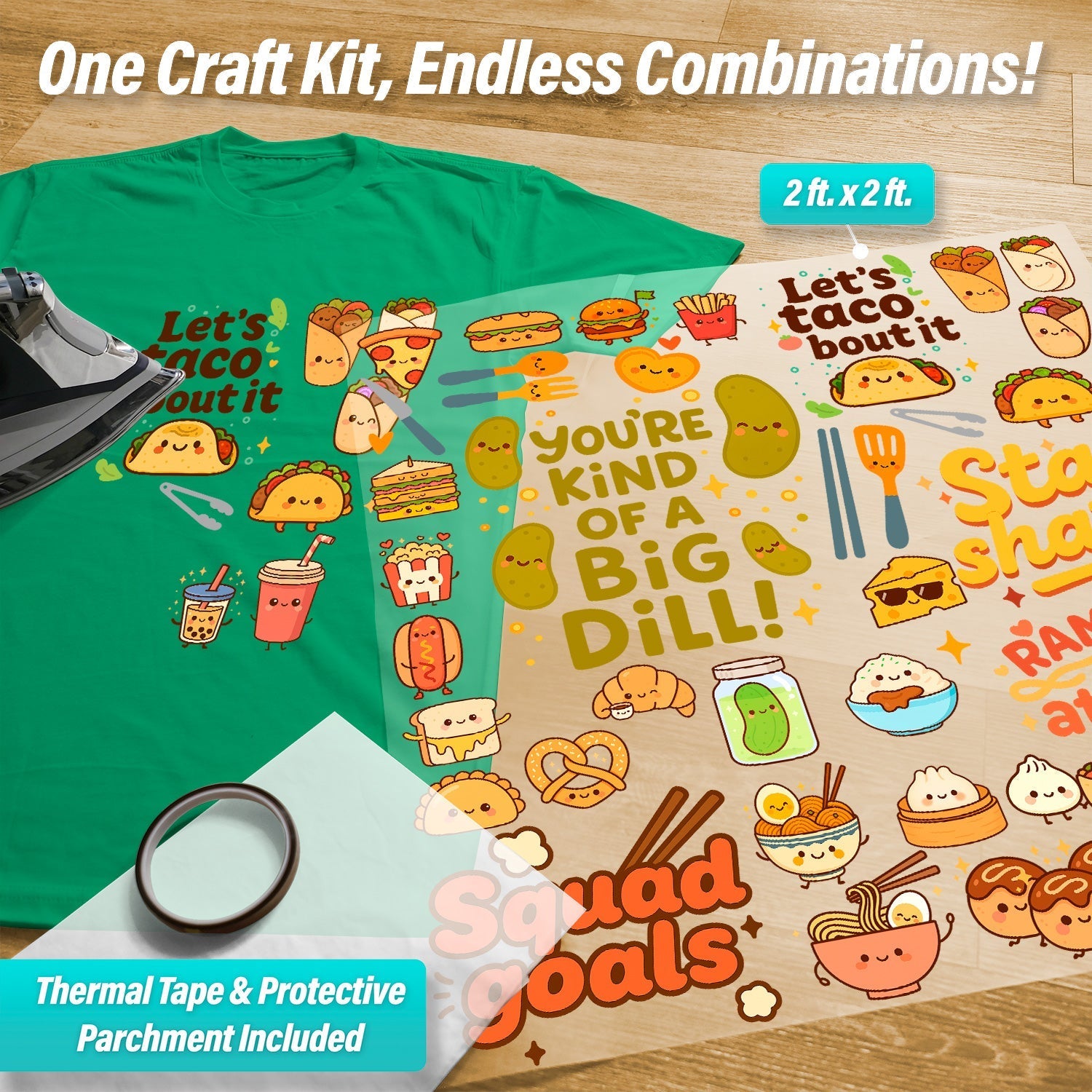 Savory Food with Faces Pressables Pack