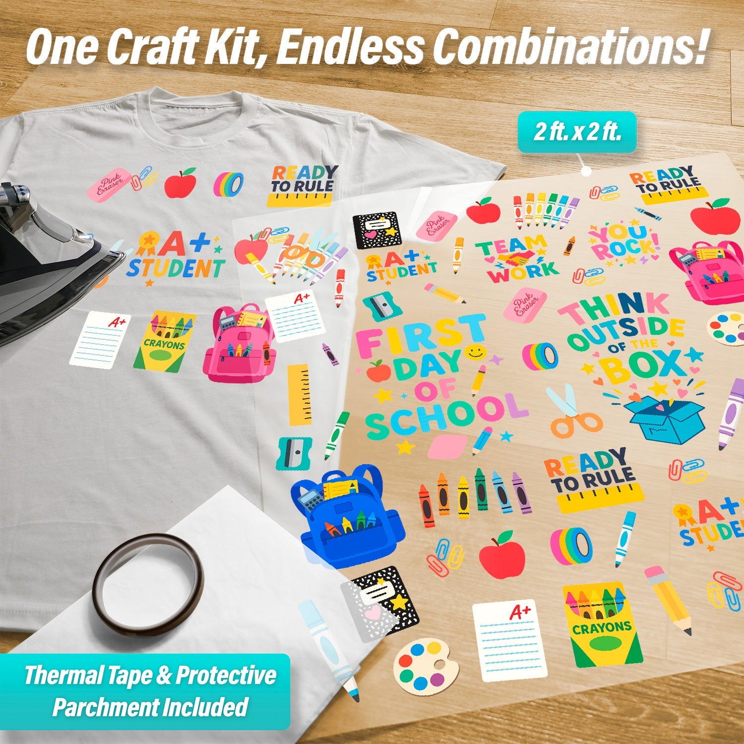 School Supplies Pressables Pack