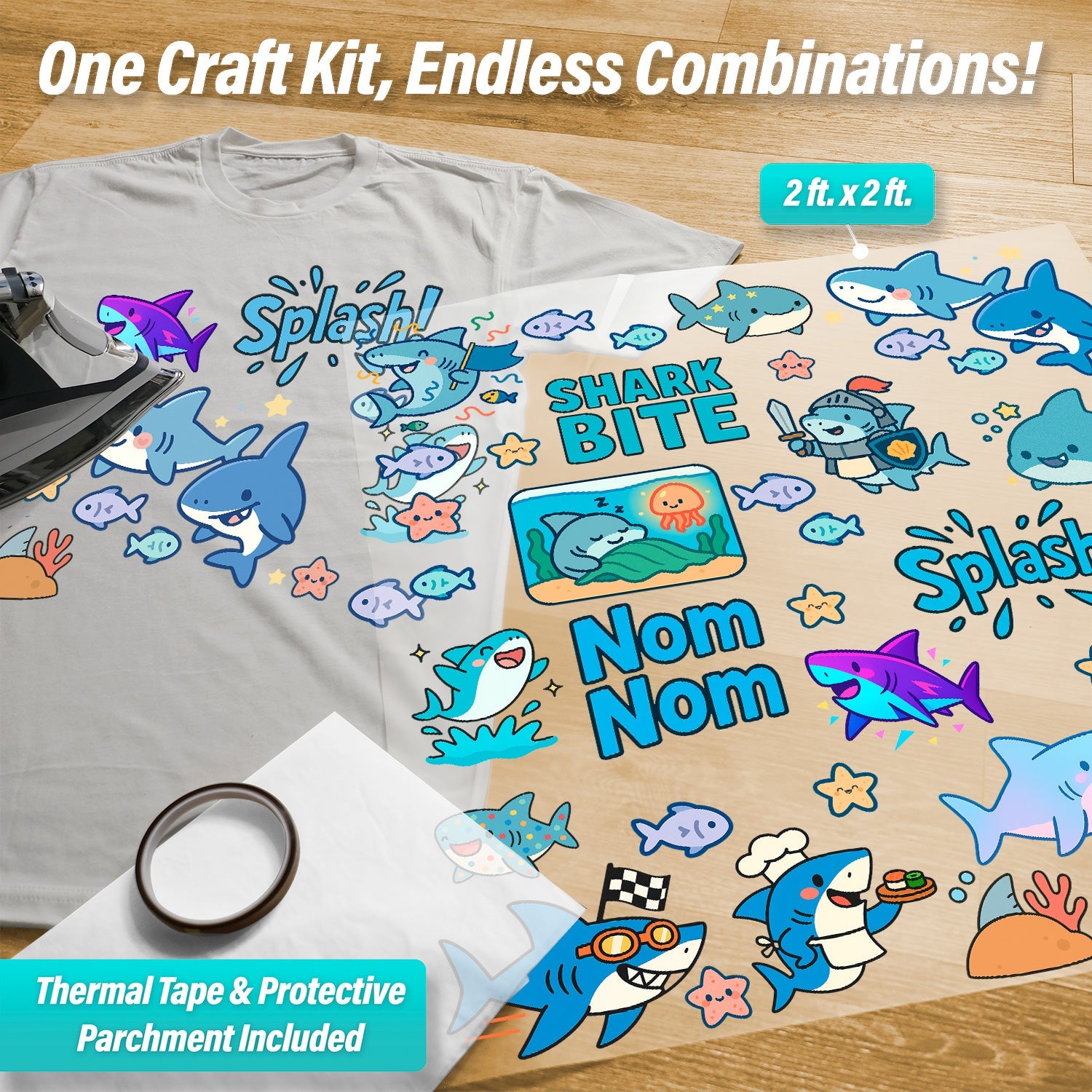 Sharks Pressables Pack