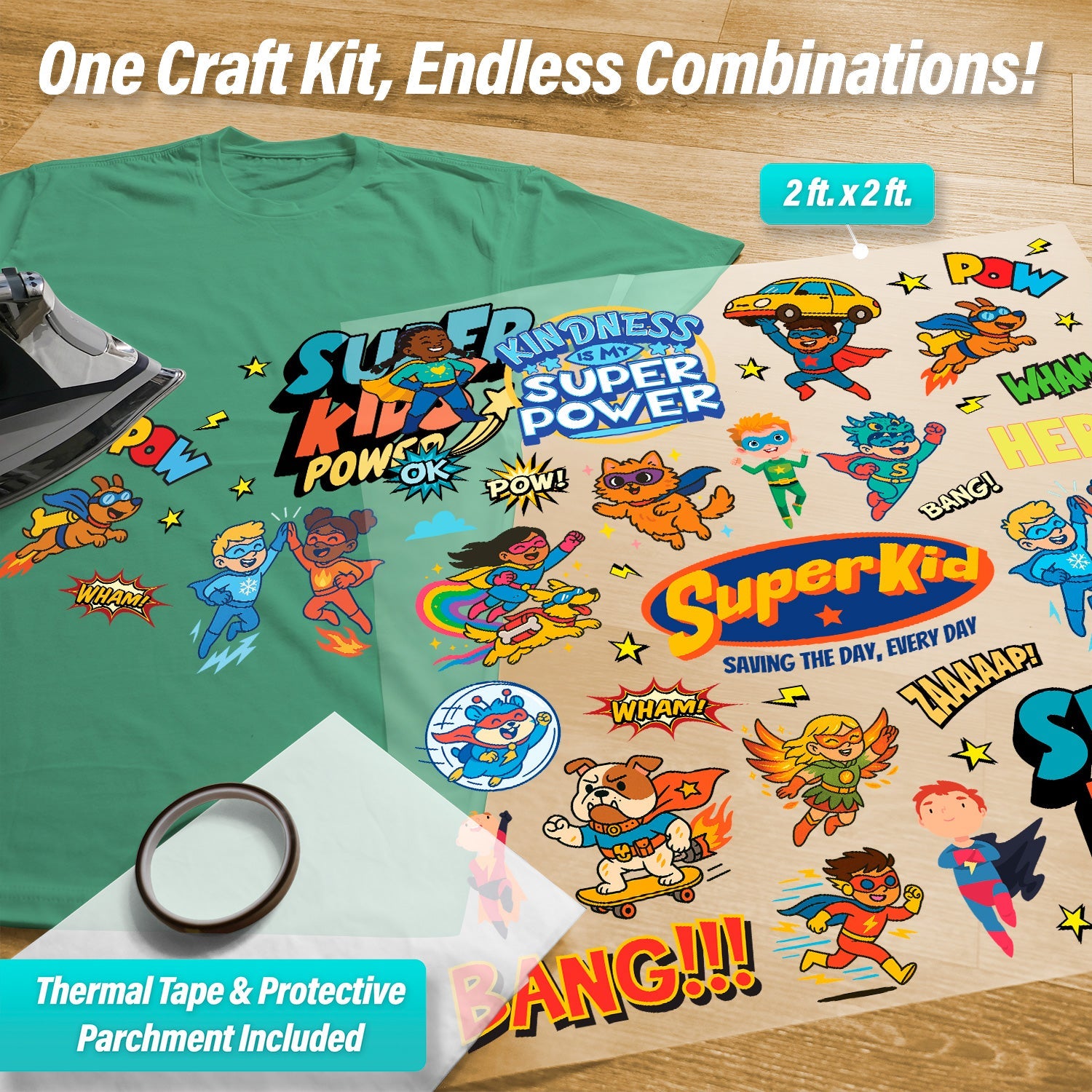 Superheroes Pressables Pack