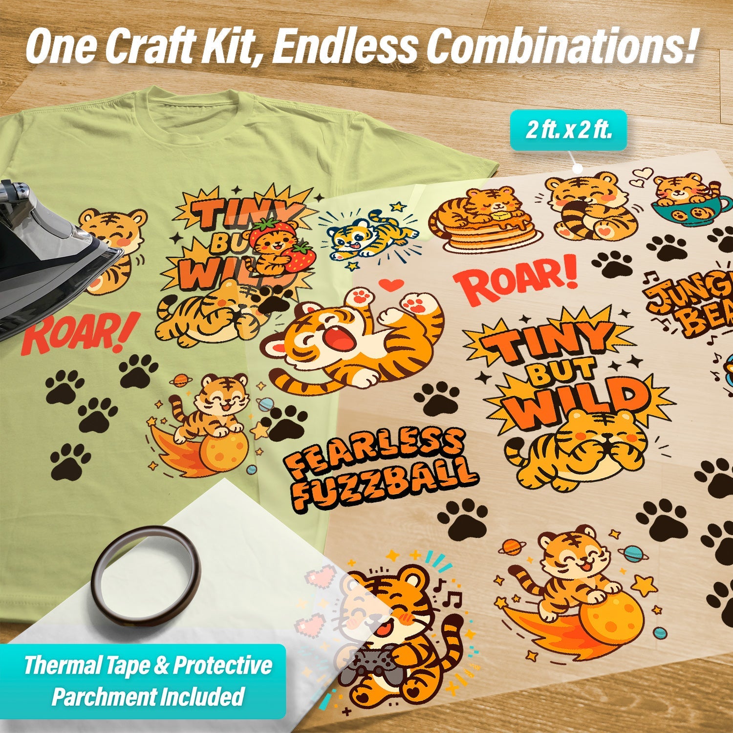 Tigers Pressables Pack