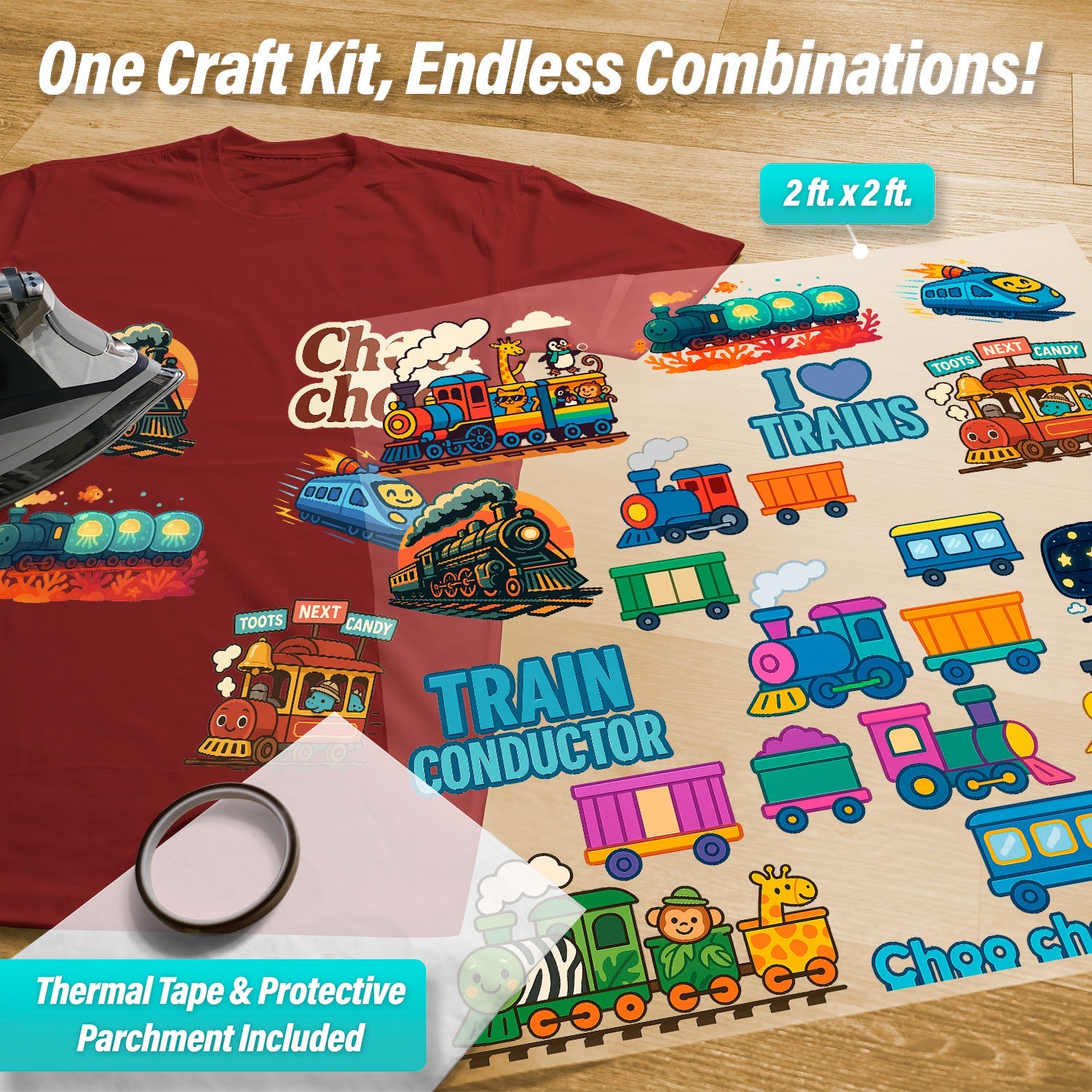 Trains Pressables Pack
