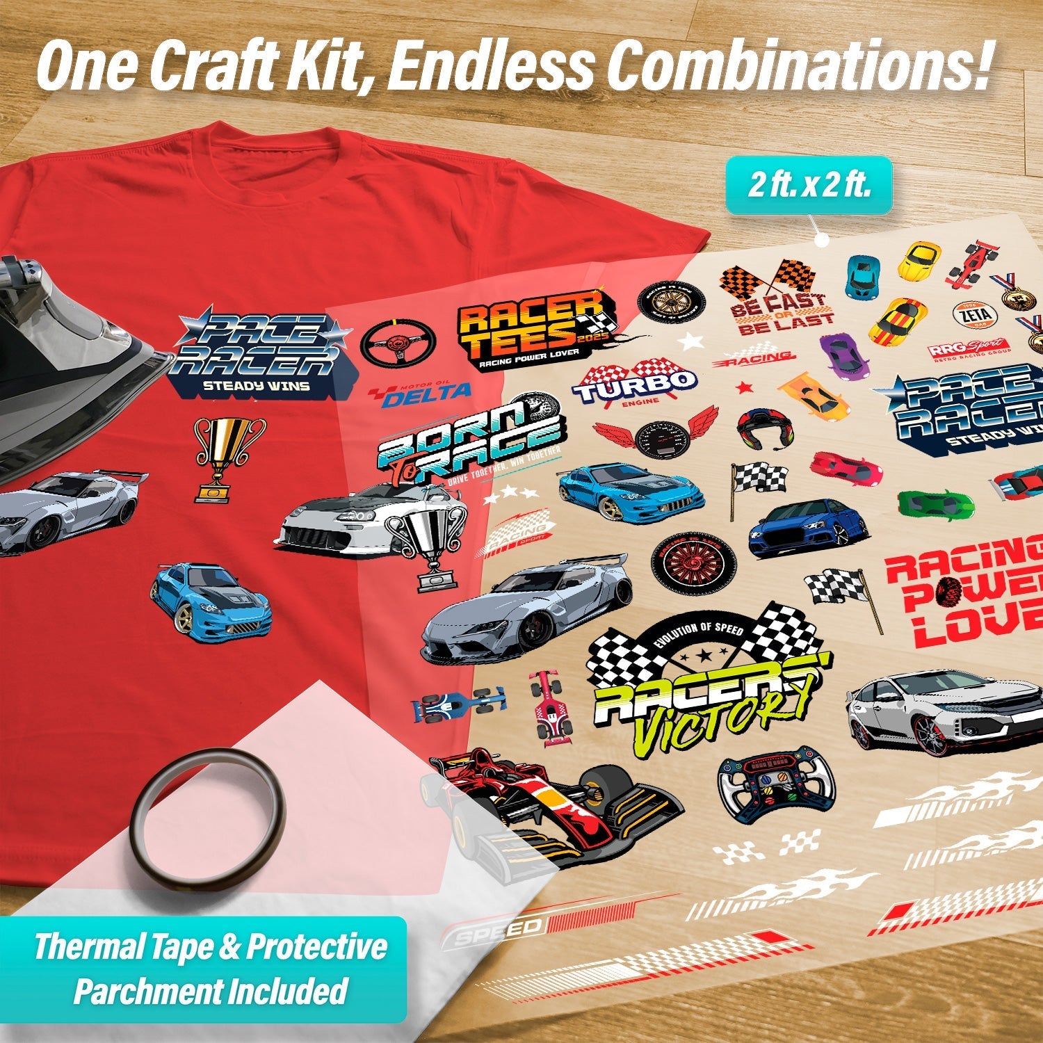 Race Cars Pressables Pack