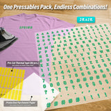 Spring 2 Lettering Pressables Pack