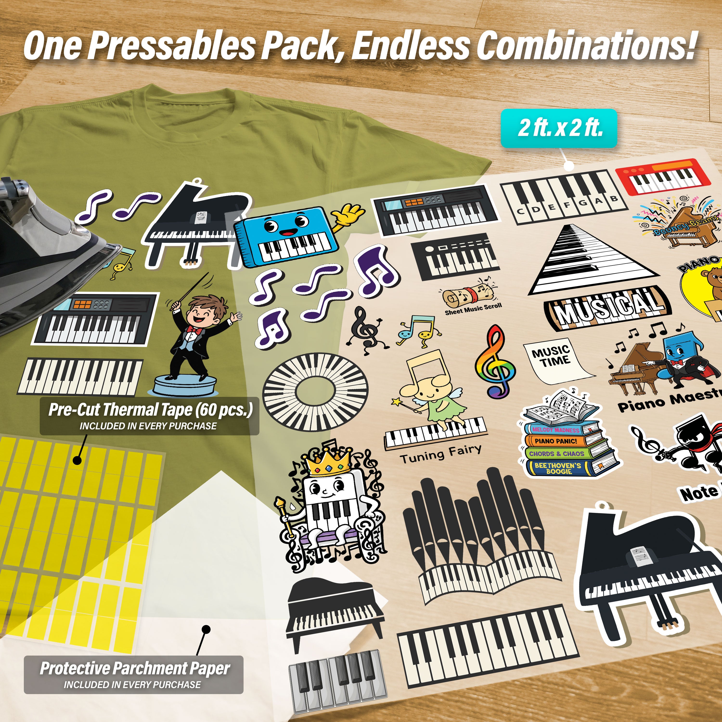 Piano Pressables Pack