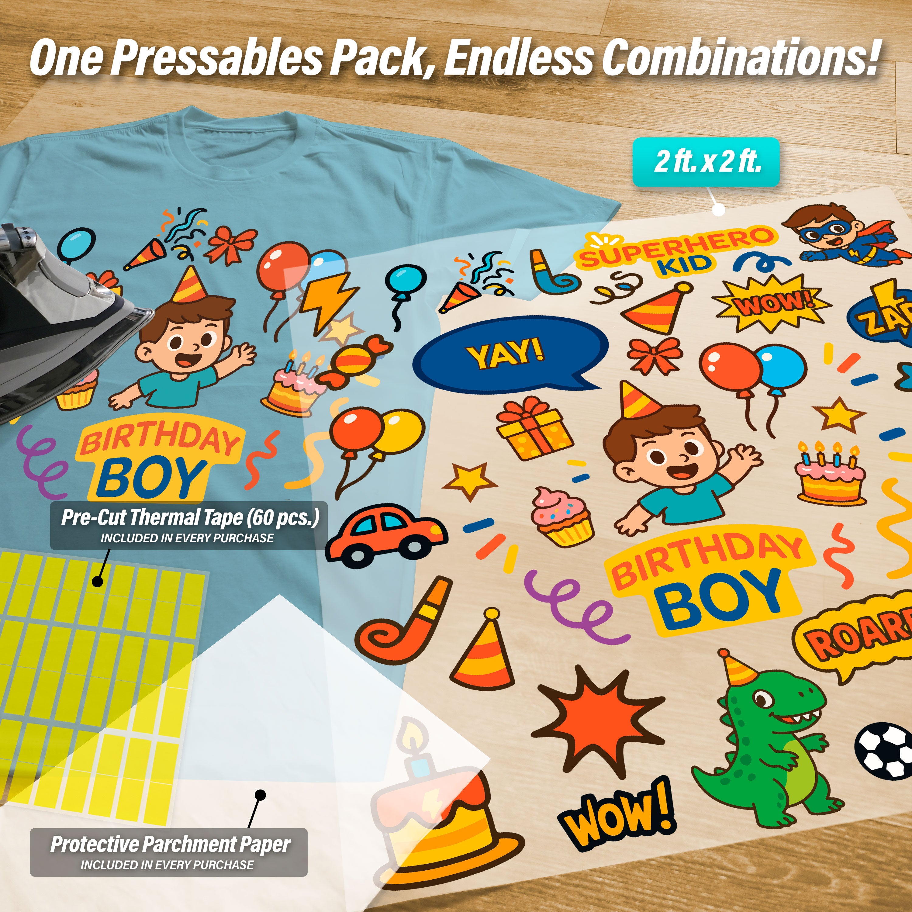 Birthday Boy Pressables Pack