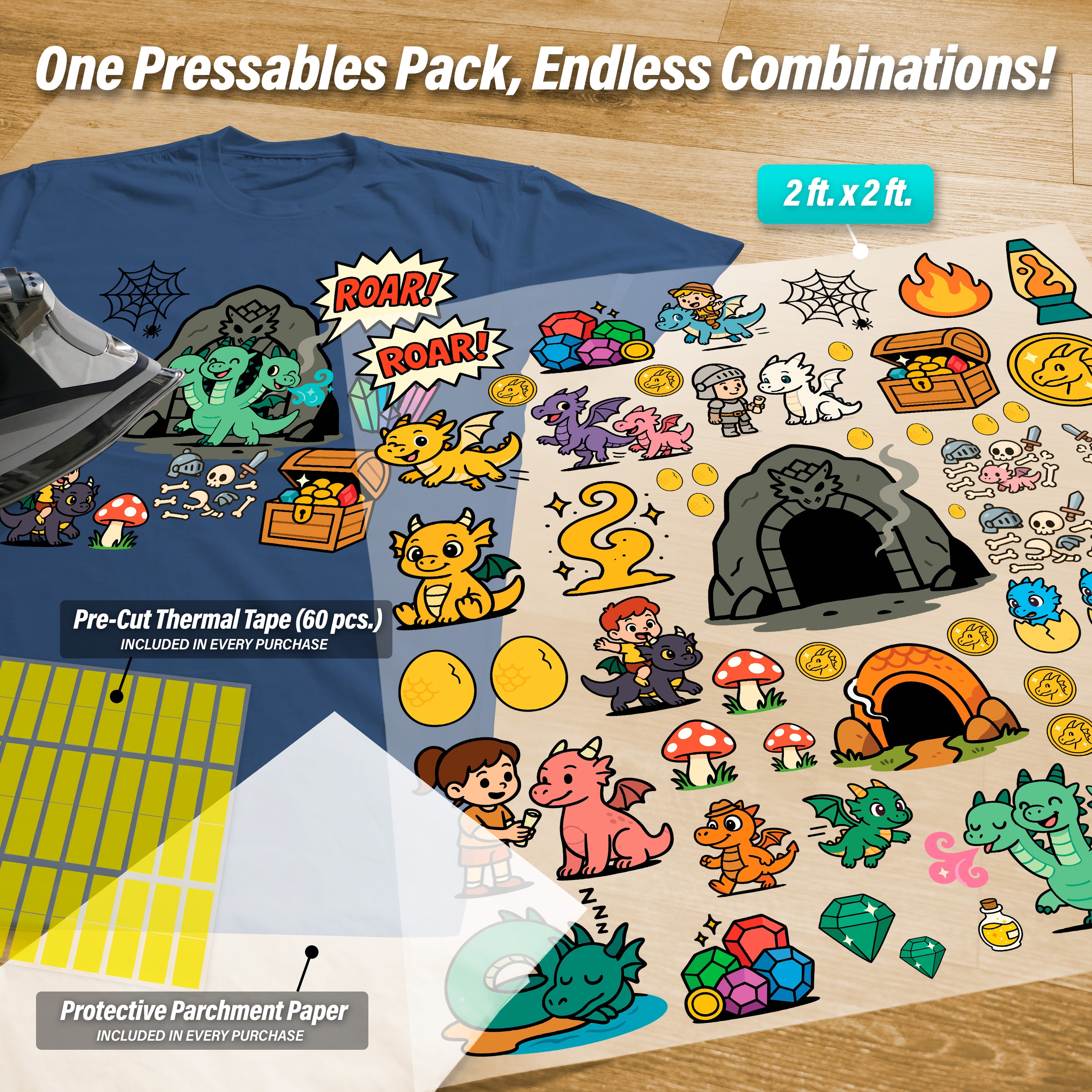 Build Your Own Dragon's Lair Stage Pressables Pack