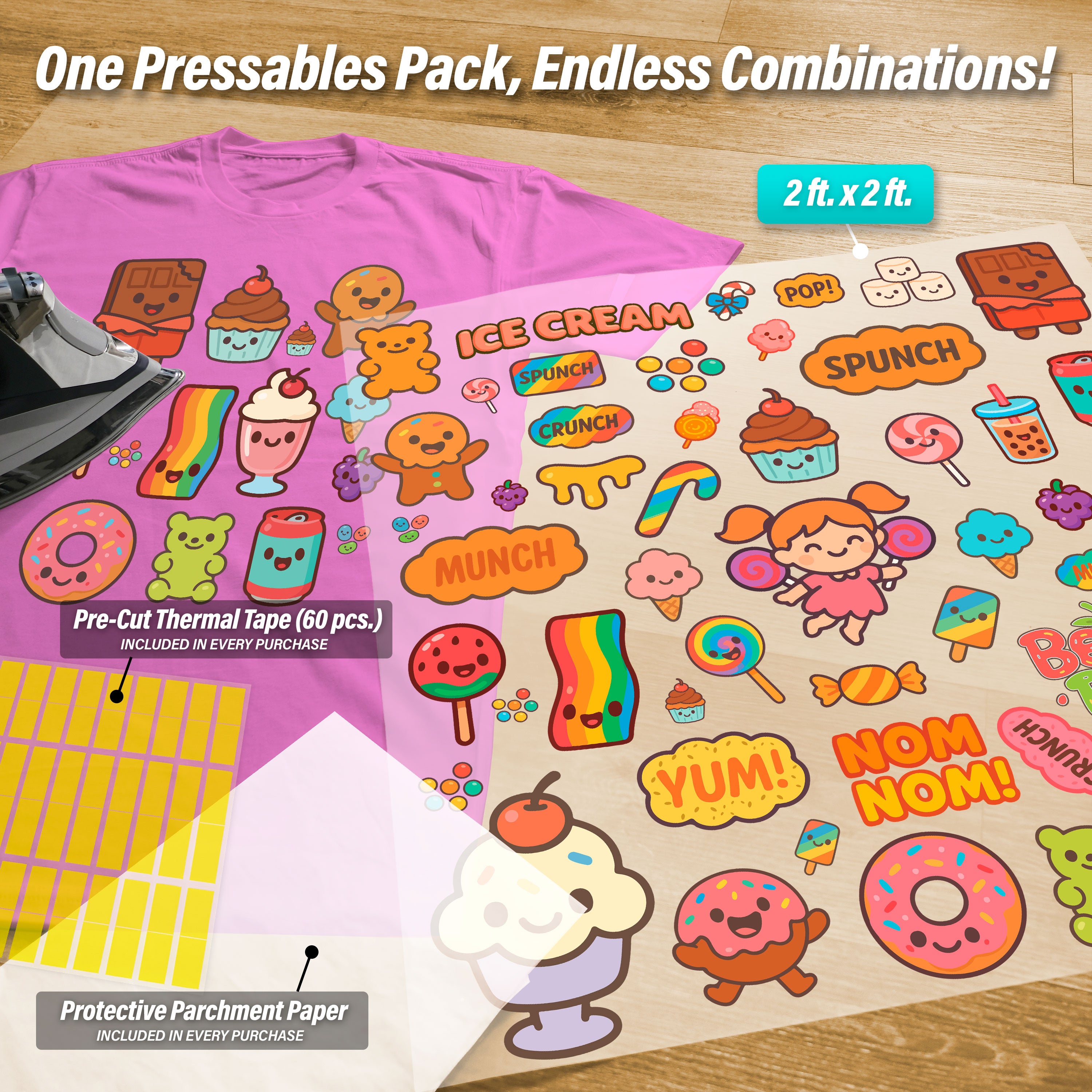 Candy and Sweets Pressables Pack