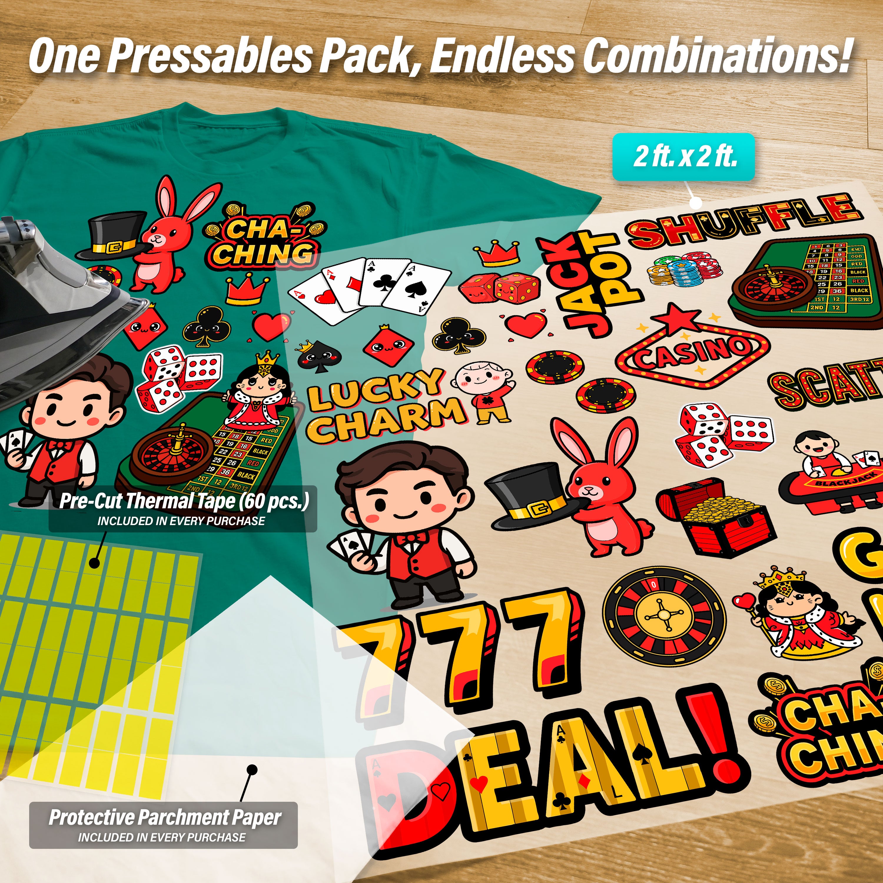 Casino and Cards Pressables Pack