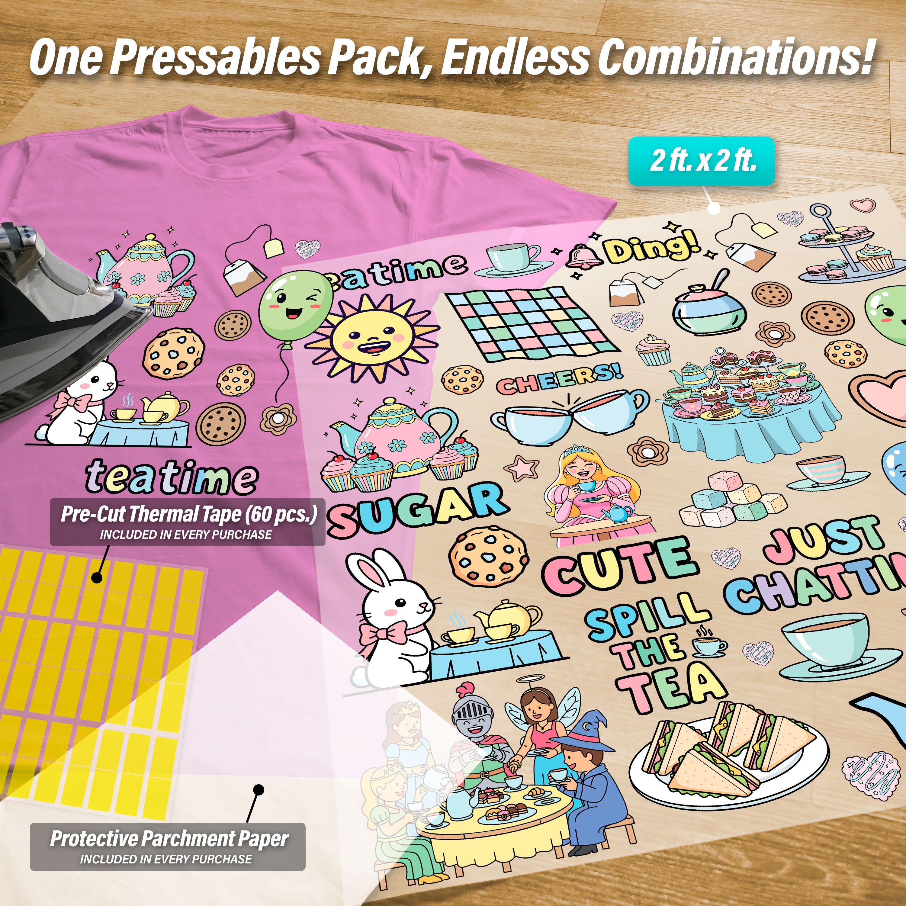 Tea Party Pressables Pack
