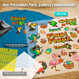 Tropical Birds Pressables Pack