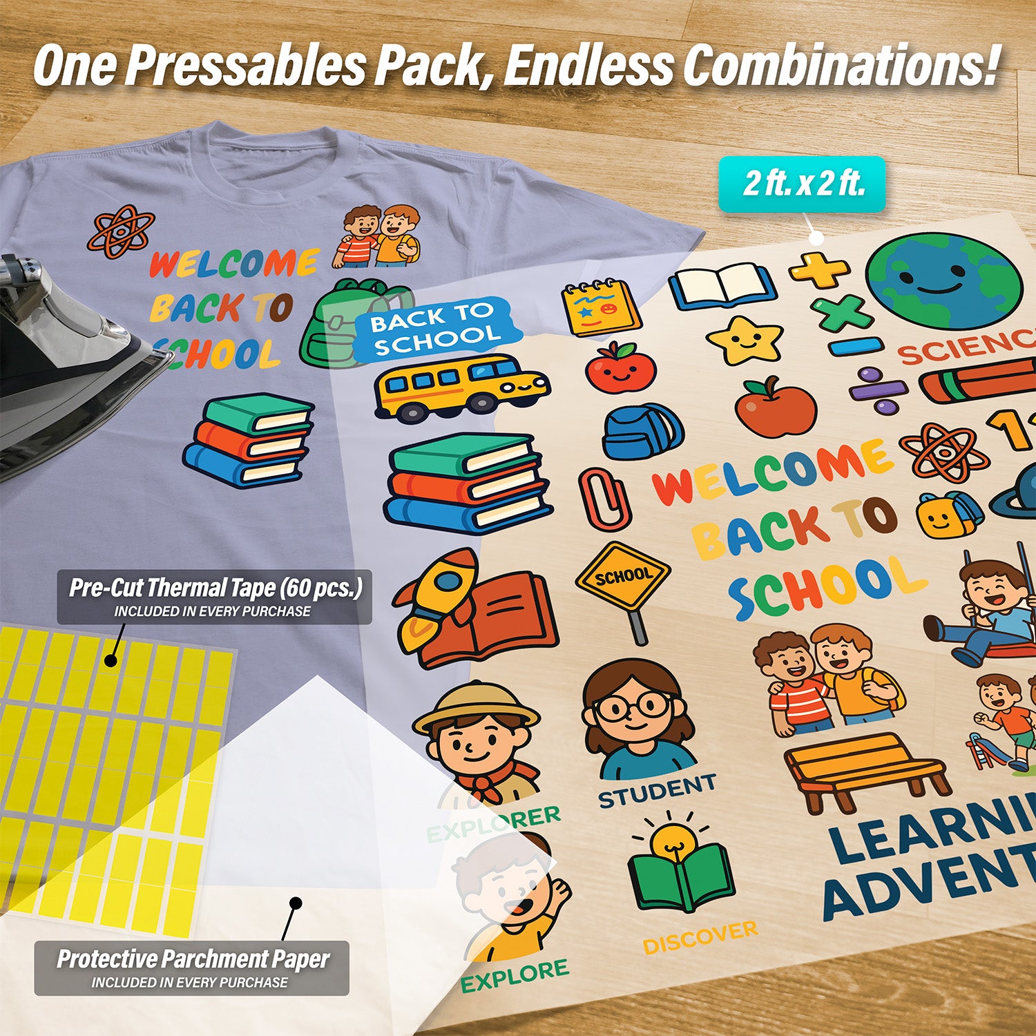 First Day of School Pressables Pack