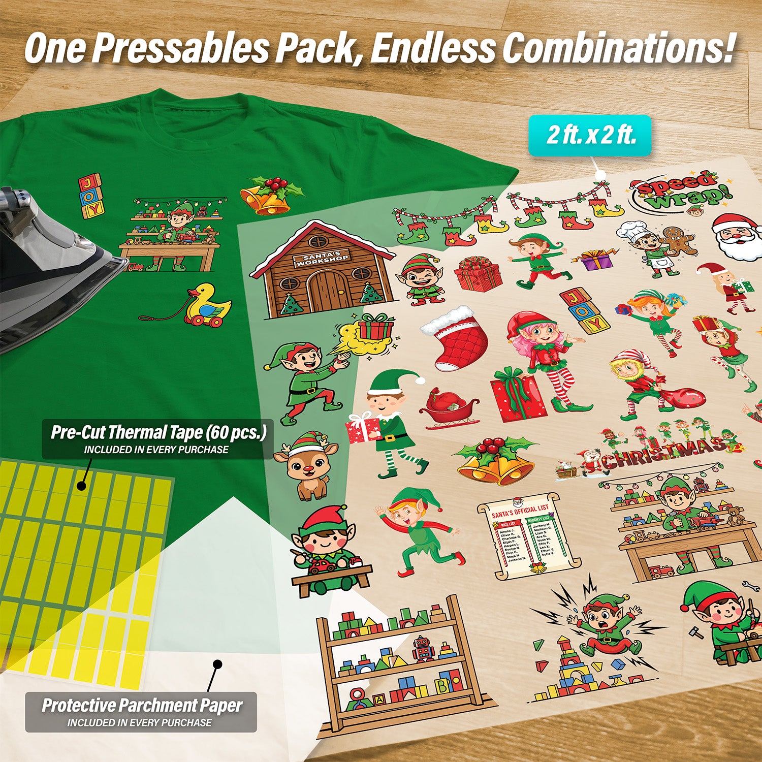 Christmas Elves Pressables Pack
