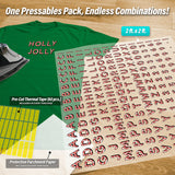 Candy Cane Letters & Symbols Pressables Pack