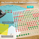 Christmas Themed Letters & Symbols Pressables Pack