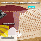 Christmas Ginger Bread Letters & Symbols Pressables Pack