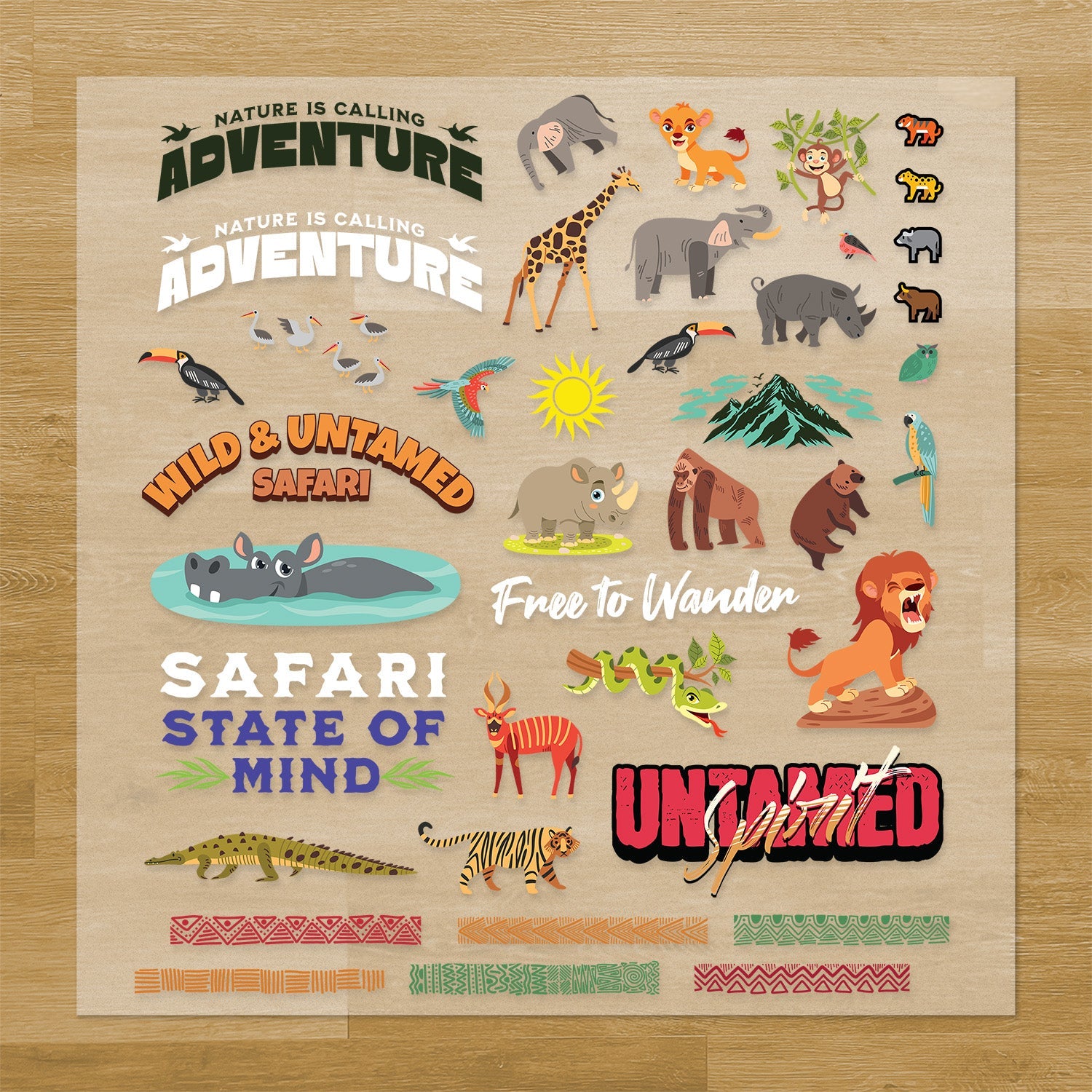 Safari Pressables Pack