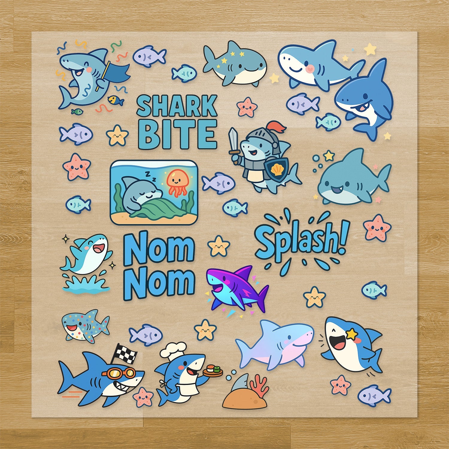 Sharks Pressables Pack