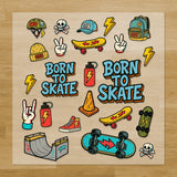 Skateboarding Pressables Pack