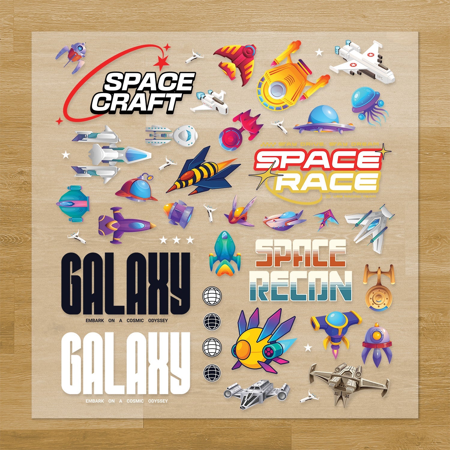 Spaceships Pressables Pack
