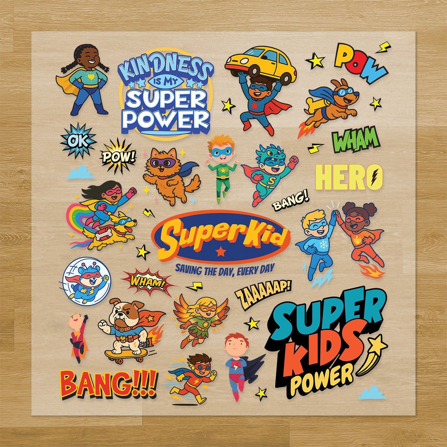 Superheroes Pressables Pack