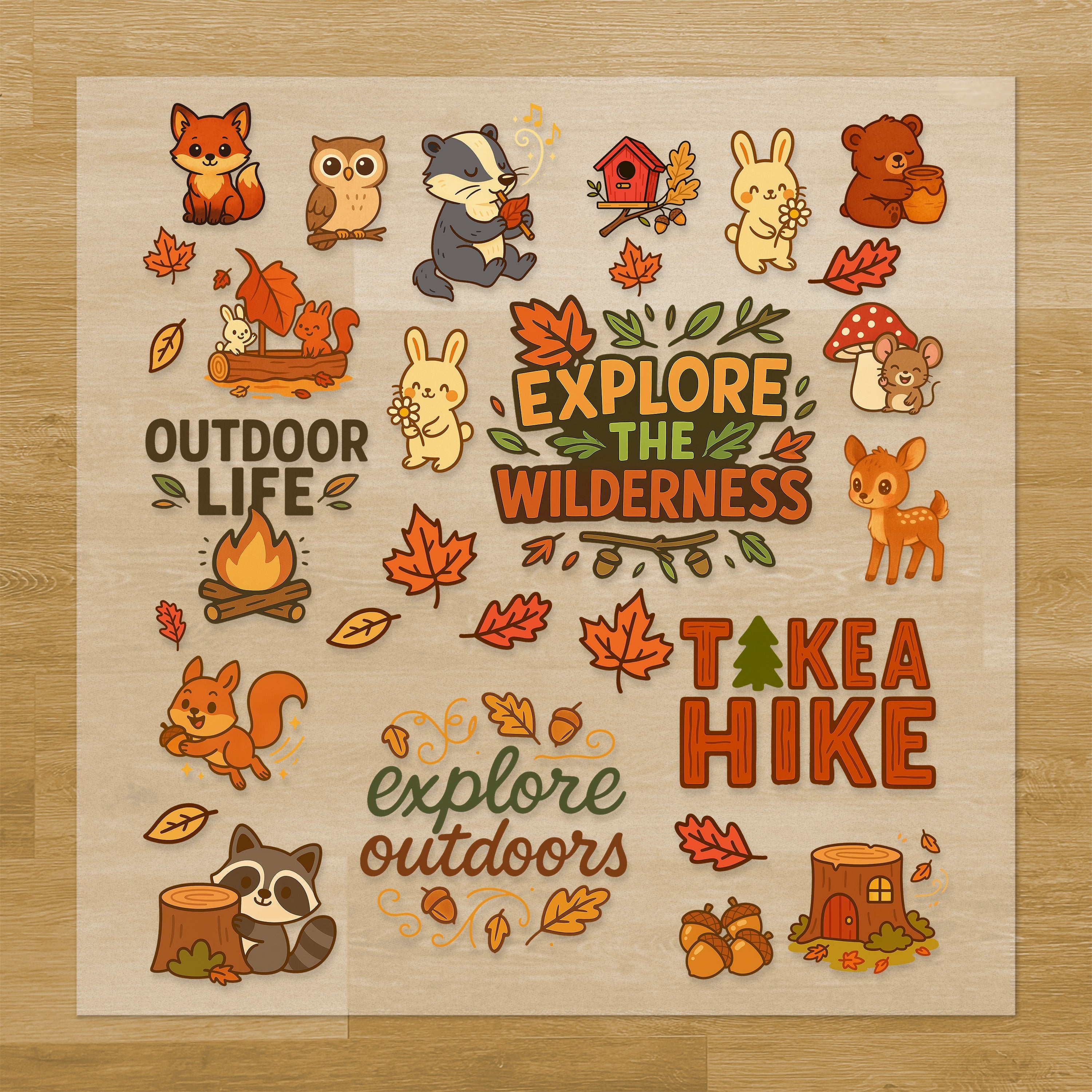 Woodland Creatures Pressables Pack