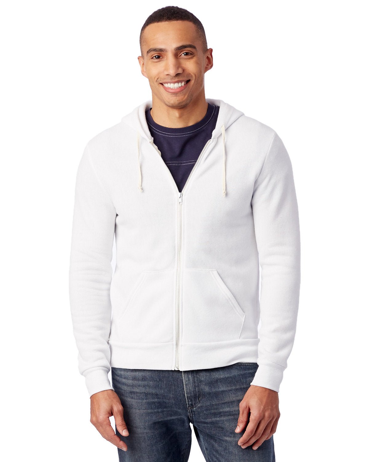 Alternative AA9590 Men's Rocky Eco-Fleece Zip Hoodie