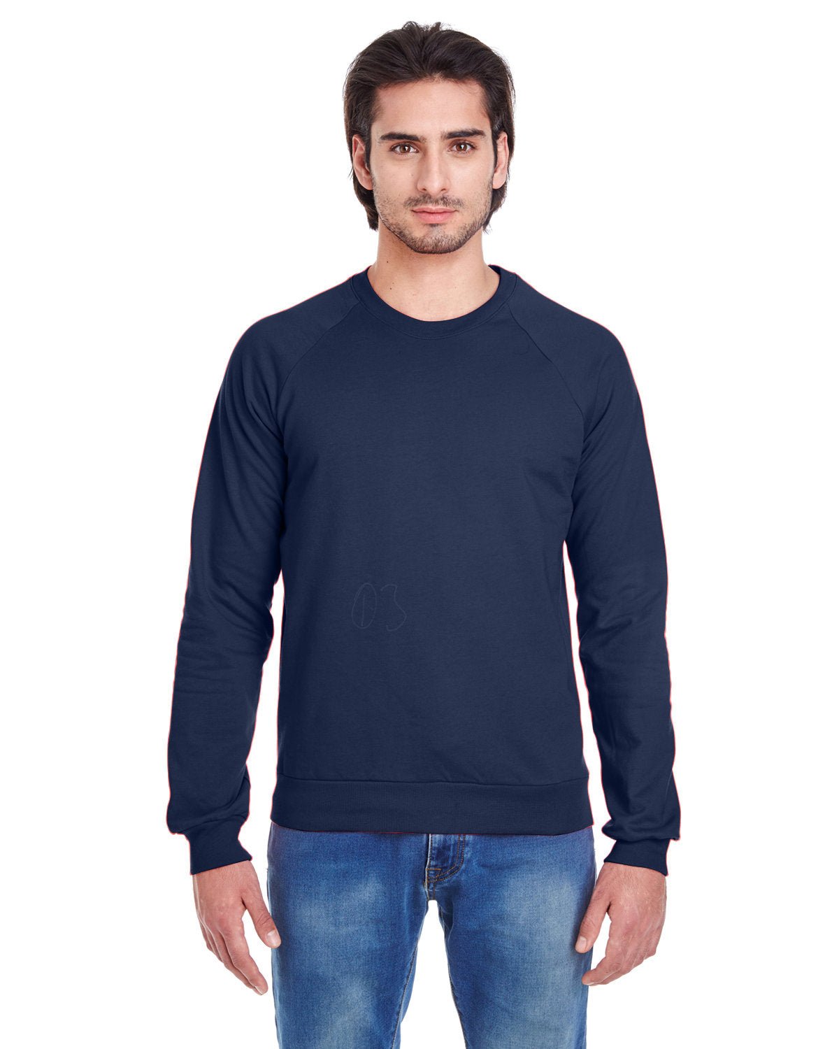 American Apparel 5454W Unisex California Fleece Raglan