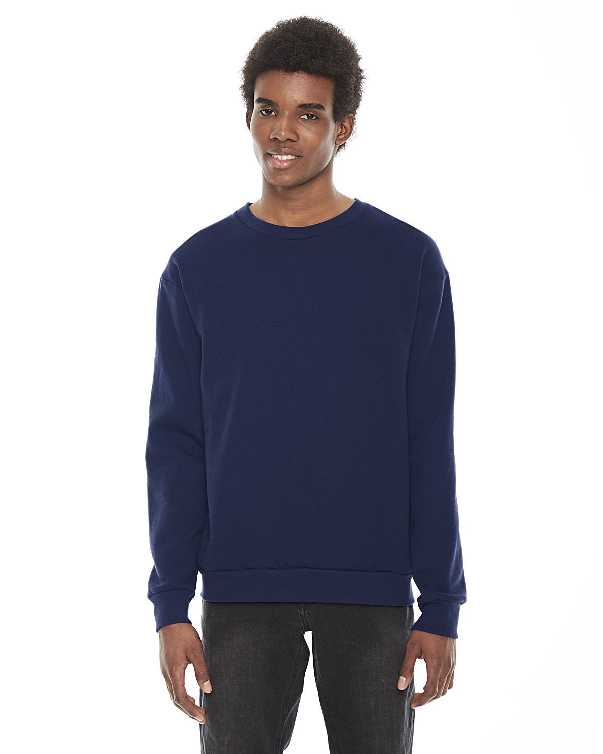 American Apparel F496W Unisex Flex Fleece Drop Shoulder Pullover Crewneck