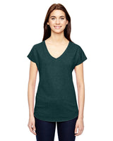 Anvil 6750VL Ladies' Triblend V-Neck T-Shirt