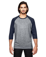 Anvil 6755 Adult Triblend 3/4-Sleeve Raglan T-Shirt
