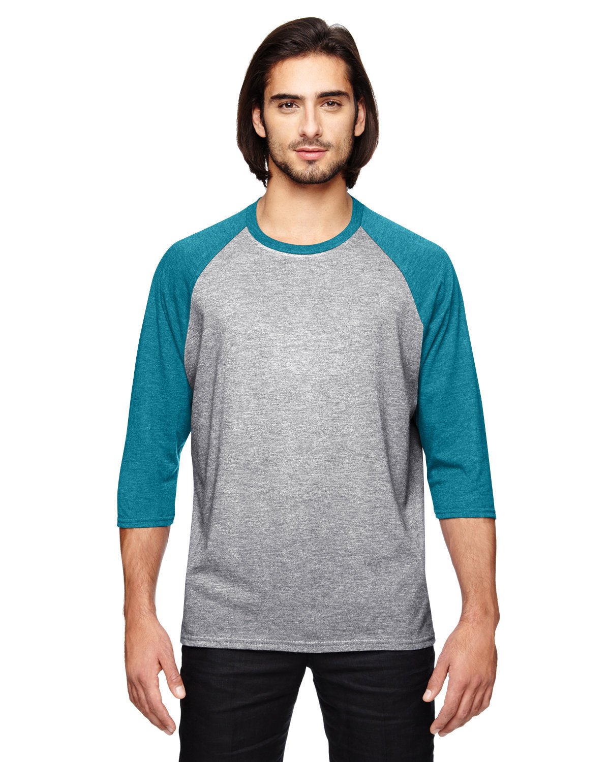 Anvil 6755 Adult Triblend 3/4-Sleeve Raglan T-Shirt