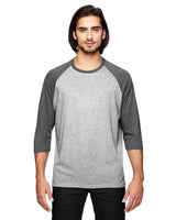 Anvil 6755 Adult Triblend 3/4-Sleeve Raglan T-Shirt