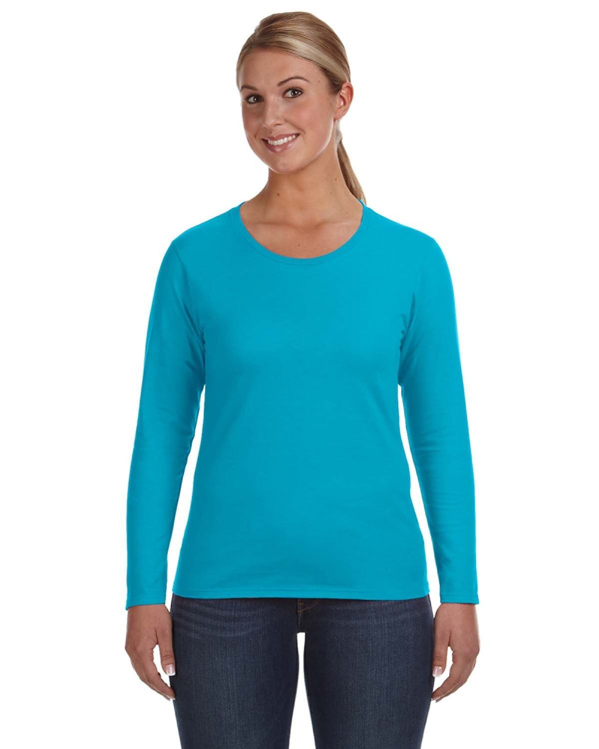 Anvil 884L Ladies' Lightweight Long-Sleeve T-Shirt