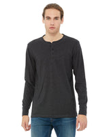 Bella + Canvas 3150 Men's Jersey Long-Sleeve Henley