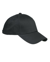 Big Accessories BX020 6 - Panel Structured TwillCap - Ninja Transfers