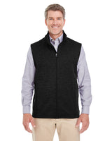 Devon & Jones DG797 Men's Newbury MlangeFleece Vest