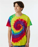 Dyenomite 200MS Multi - Color Spiral Tie - Dyed T-Shirt - Ninja Transfers