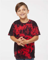Dyenomite 20BCR Youth Crystal Tie - Dyed T-Shirt - Ninja Transfers