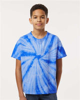 Dyenomite 20BCY Youth Cyclone Pinwheel Tie - Dyed T-Shirt - Ninja Transfers