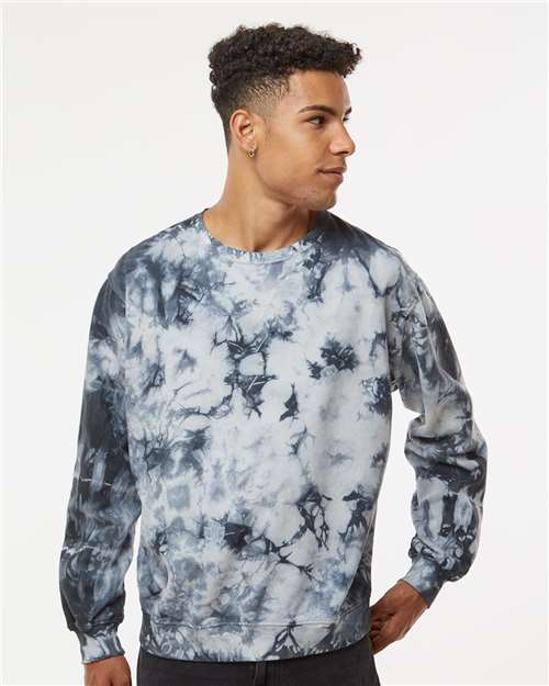 Dyenomite 681VR Blended Tie - Dyed Crewneck Sweatshirt - Ninja Transfers