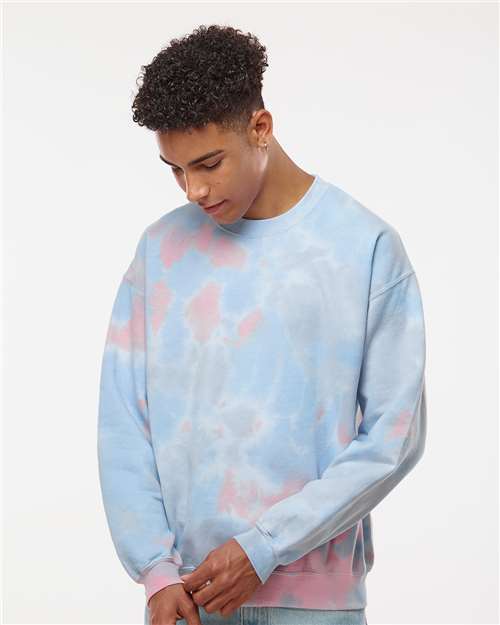 Dyenomite 681VR Blended Tie - Dyed Crewneck Sweatshirt - Ninja Transfers