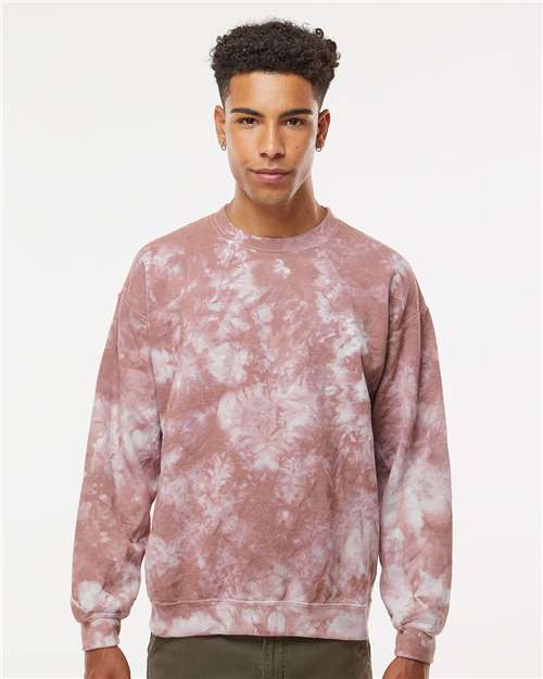 Dyenomite 681VR Blended Tie - Dyed Crewneck Sweatshirt - Ninja Transfers