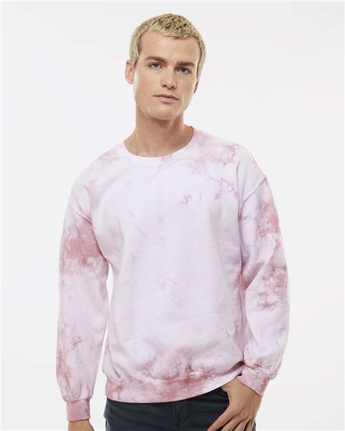 Dyenomite 681VR Blended Tie - Dyed Crewneck Sweatshirt - Ninja Transfers