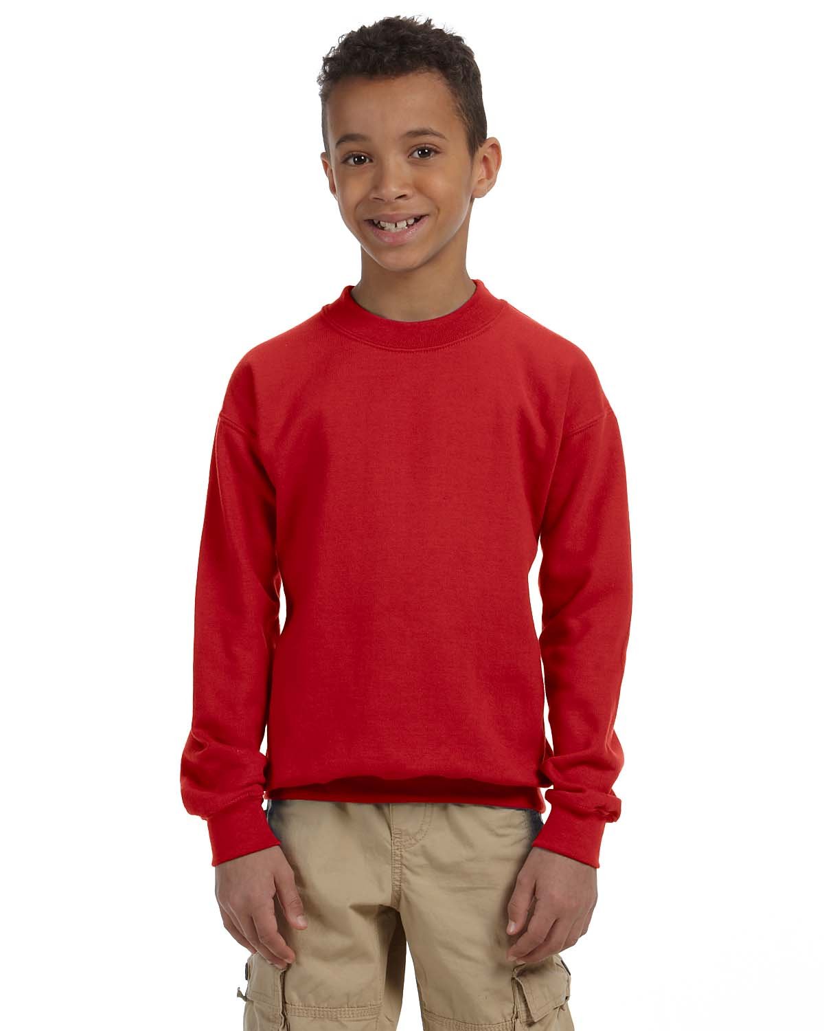 Gildan G180B Youth Heavy Blend 50/50 Fleece Crew (CR)