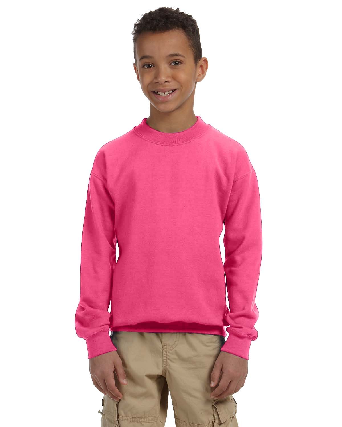 Gildan G180B Youth Heavy Blend 50/50 Fleece Crew (CR)